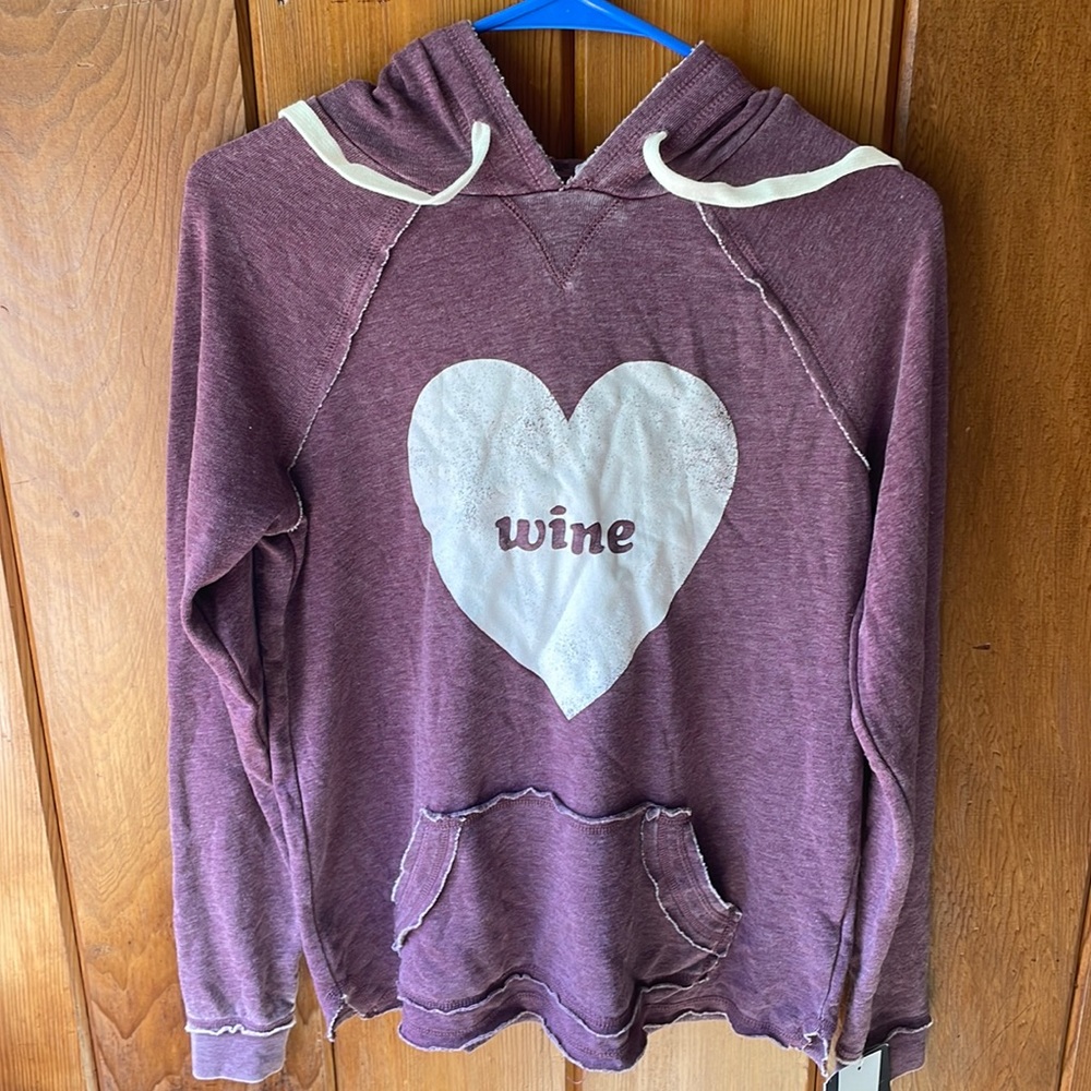 NWT wine sweatshirt
